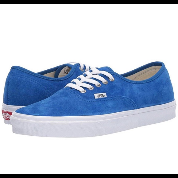 Blue Suede Vans - Picture 1 of 4